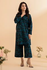 2-PC Printed Cotton Shirt with Trouser CPM-4-14S